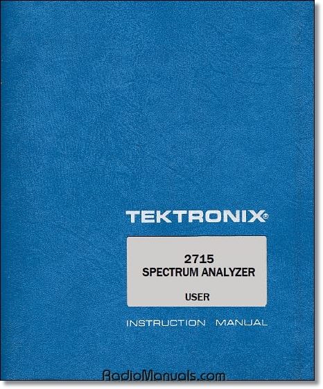 Tektronix 2715 User Manual - Click Image to Close